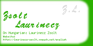 zsolt laurinecz business card